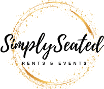 A logo for simply seated event and events.