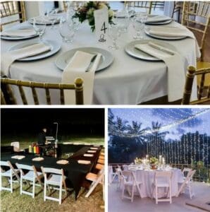 Party rentals with delivery in Rowlett Dallas DFW Texas