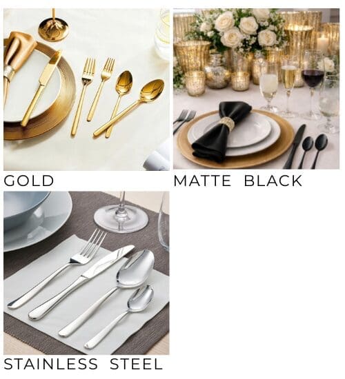 Simply Seated Rents and events Flatware place settings party rentals Dallas Rockwall Collin County Tx