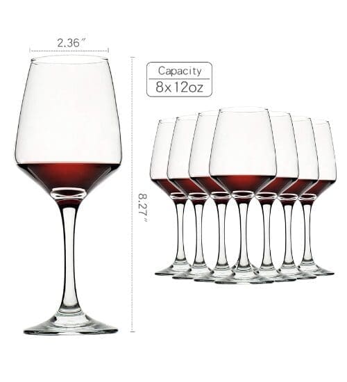 red wine drinking stemware glasses for party rentals Simply Seated Dallas
